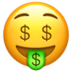 Смайлик с деньгами